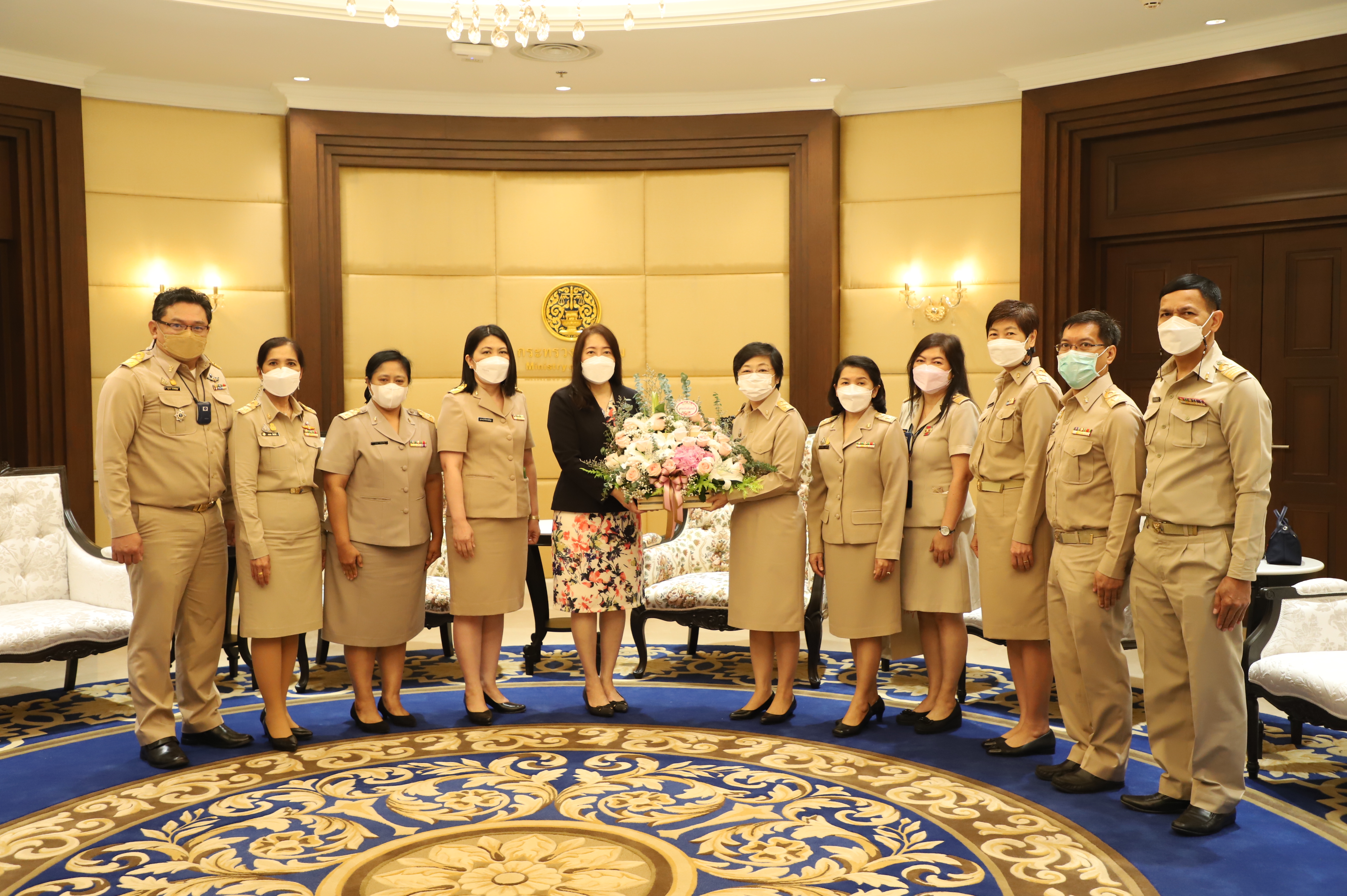 กรมบังคับคดีร่วมแสดงความยินดีกับปลัดกระทรวงยุติธรรม เนื่องในโอกาสเข้ารับตำแหน่งใหม่
